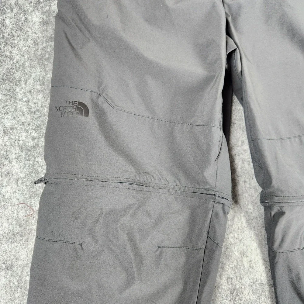 The North Face Paramount Convertible Pants Men 36 Grey Hiking Outdoor Zip Off